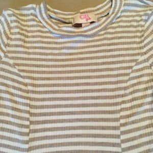 Ribbed knit skater dress